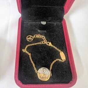 Louis Vuitton Silver/Gold LV Bracelet